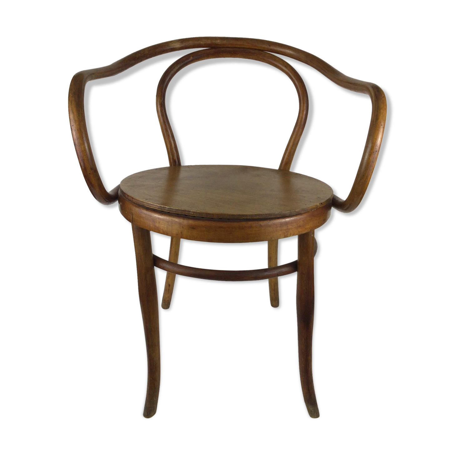 Fauteuil en bois courbé dit le Corbusier J&J Kohn