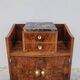 Meuble commode d'époque Art Déco en loupe de noyer -1930s