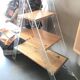 Étagère triangulaire plexiglass et bois