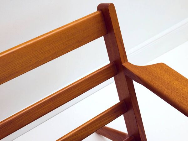 Canapé 3 places de Hans Wegner pour Getama, modèle GE 290 en teck