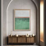 Abstract painting between two worlds