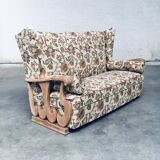 High Wing Back 3-Seater Sofa, 1900s