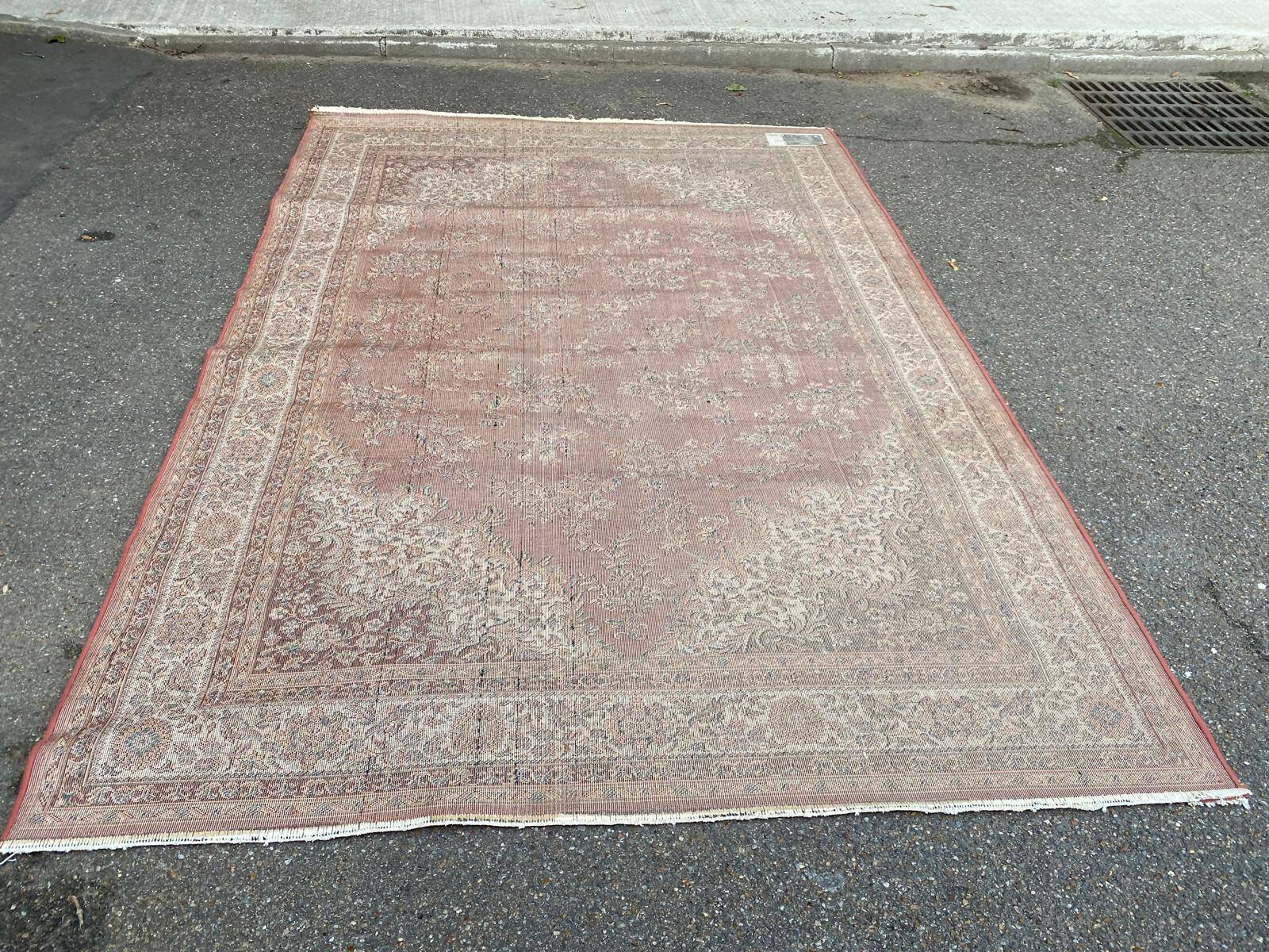 Burgundy Persian wool rug Khorassan 200x300cm