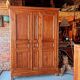 Antique mid-19th century pitch pine cabinet