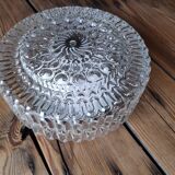 Round glass ceiling light