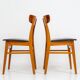 Ensemble de 4 chaises de salle à manger Mosbøl par Findahl (Danemark, années 1960).