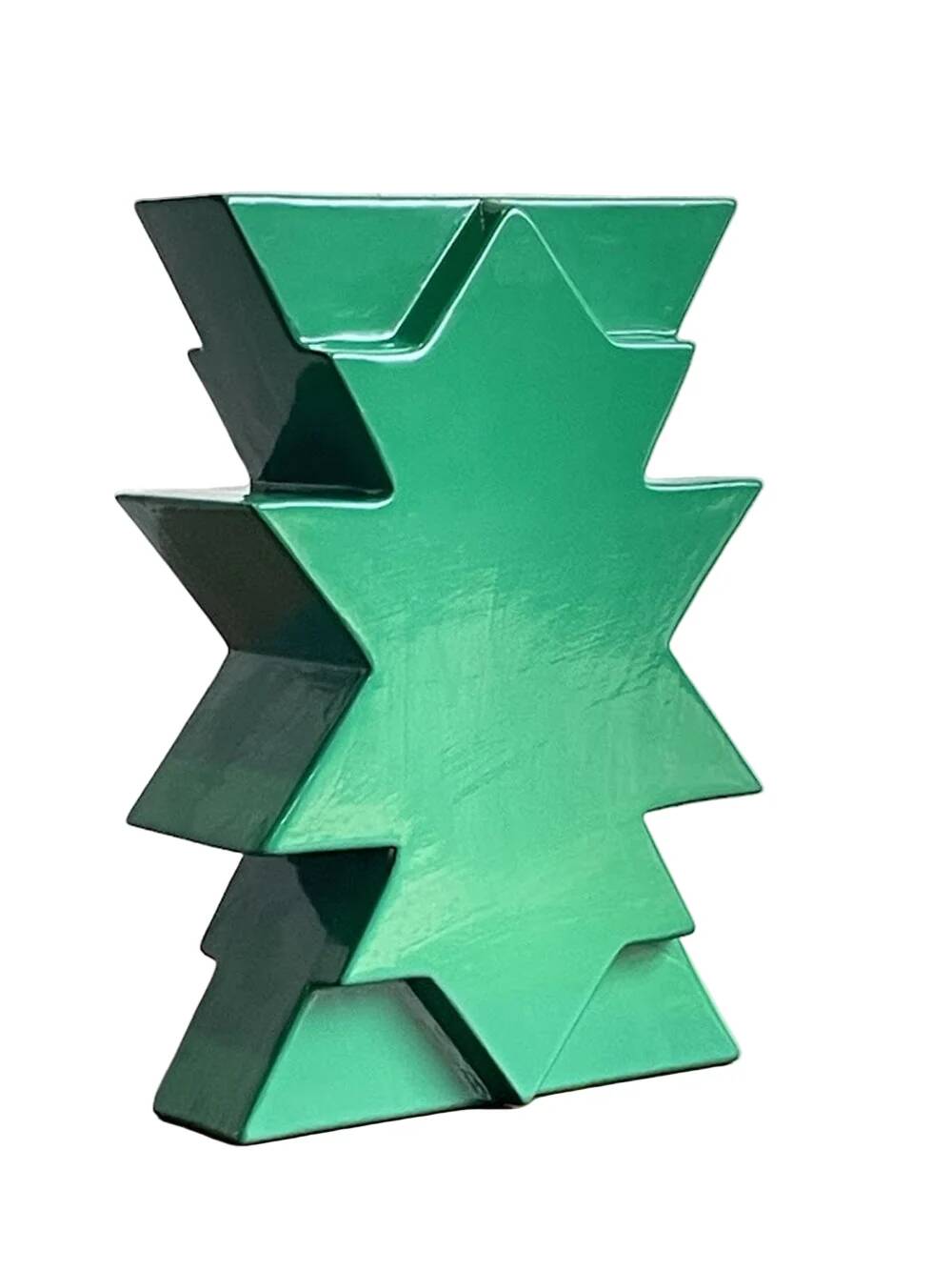 Ceramic vase in Memphis style "Ilios" by Florio Keramia from the 1990s.