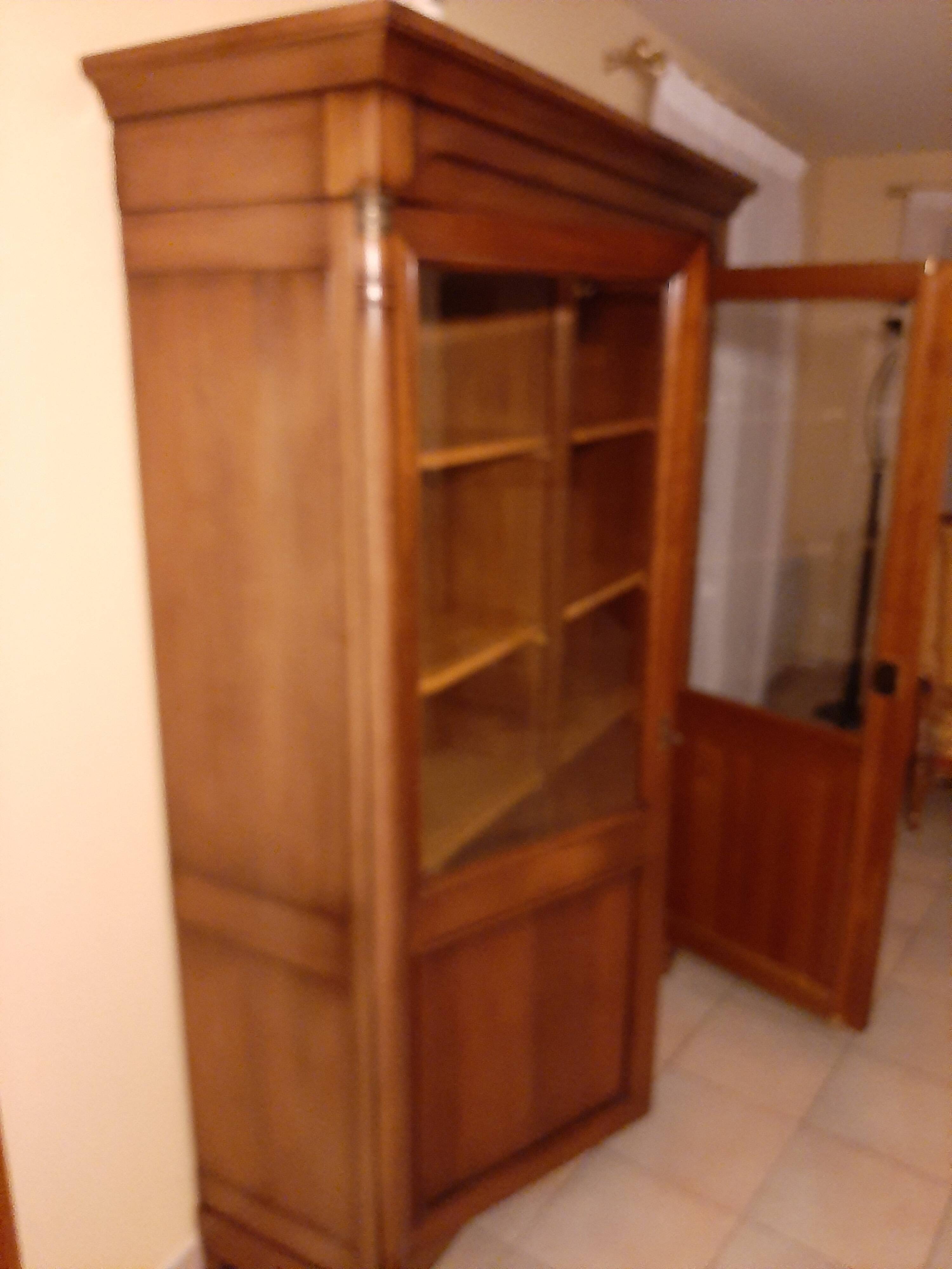 Vintage JP Tricoire 2-door display and storage unit