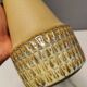 Handmade Beautiful partially glazed table lamp from Danish Søholm Ceramics, 1970s.