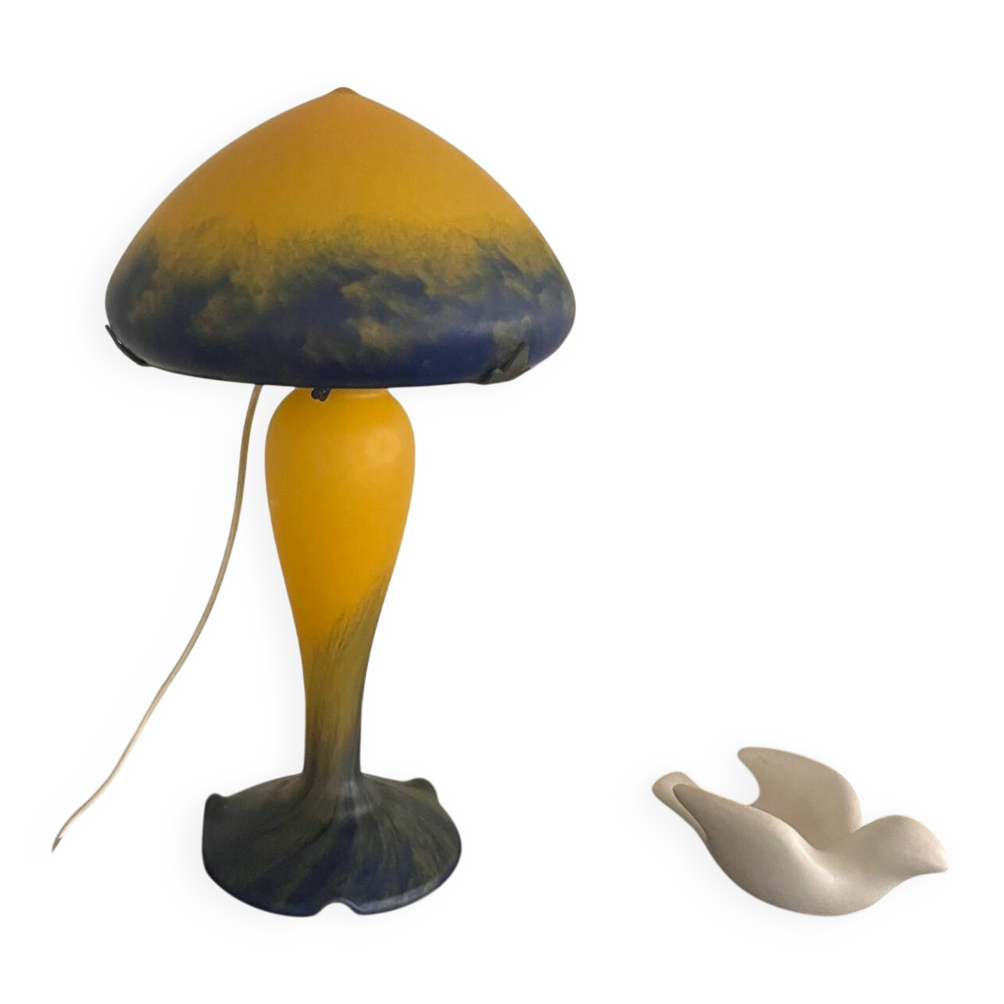 Mushroom lamp, Vianne glassware