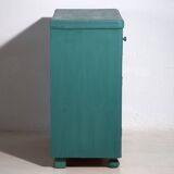Ancienne commode de chambre vert émeraude (c.1920) #4