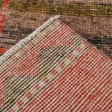 3x10 Rose Red Turkish Vintage Runner Rug,  80x309Cm SK 20304