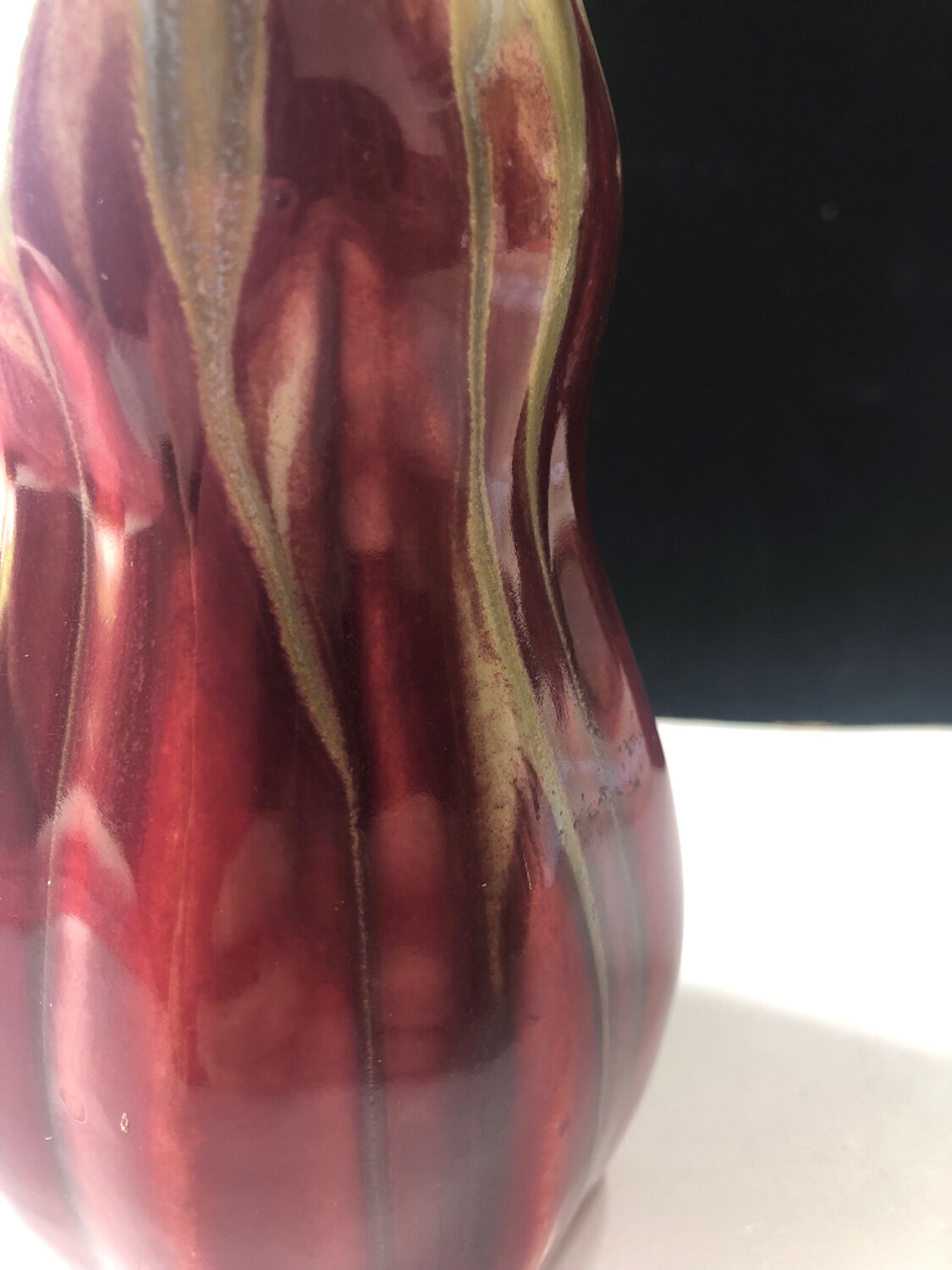 Thulin earthenware vase