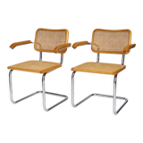 Pair of chairs B64 Marcel Breuer