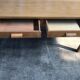 Flat desk in solid oak from the 1950s
