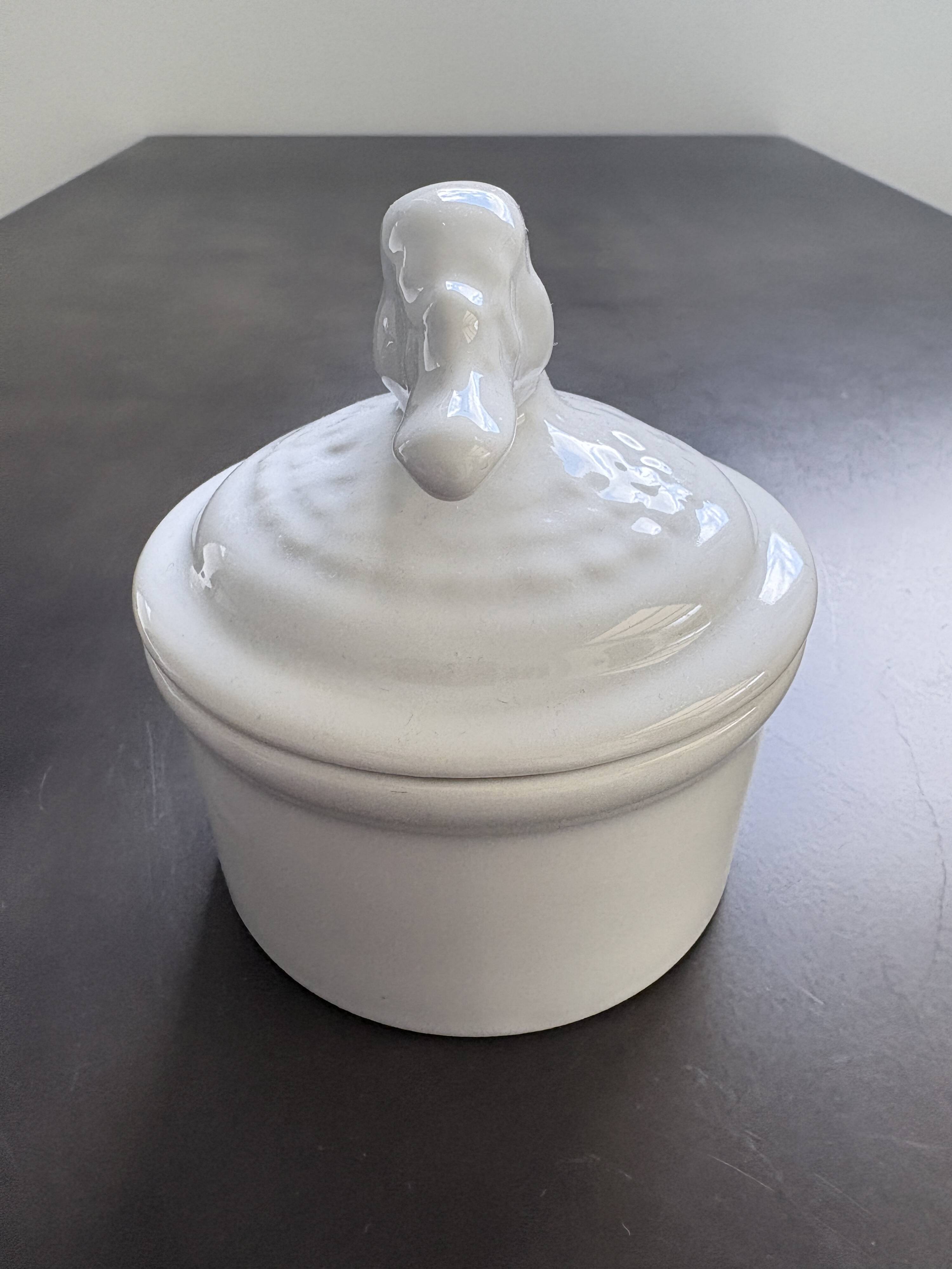 Vintage duck head ramekin