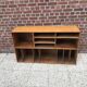 Wooden loom chest of drawers with locker