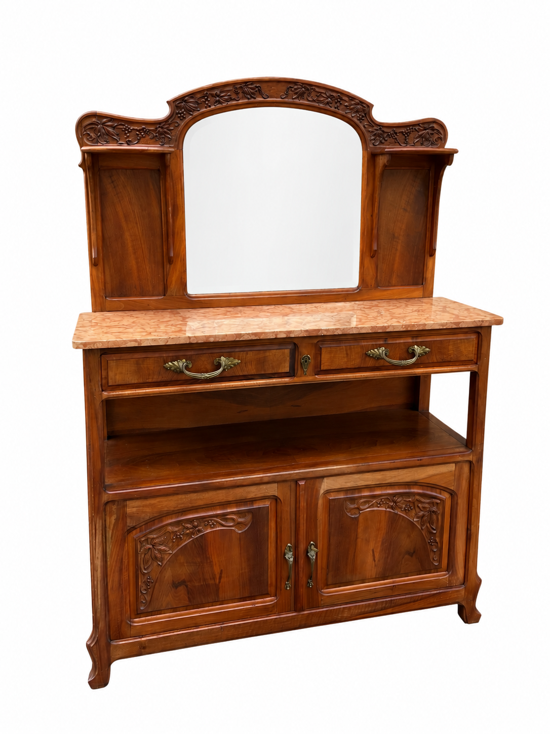 Art Nouveau Walnut Buffet 1910