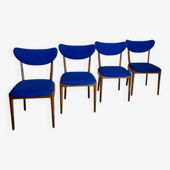 4x chaises danoises MidCentury Années 1950