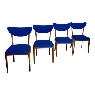 4x chaises danoises MidCentury Années 1950