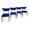 4x chaises danoises MidCentury Années 1950