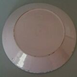 Hollow plate in earthenware, early twentieth century