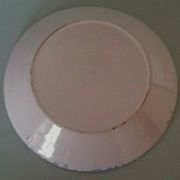 Hollow plate in earthenware, early twentieth century