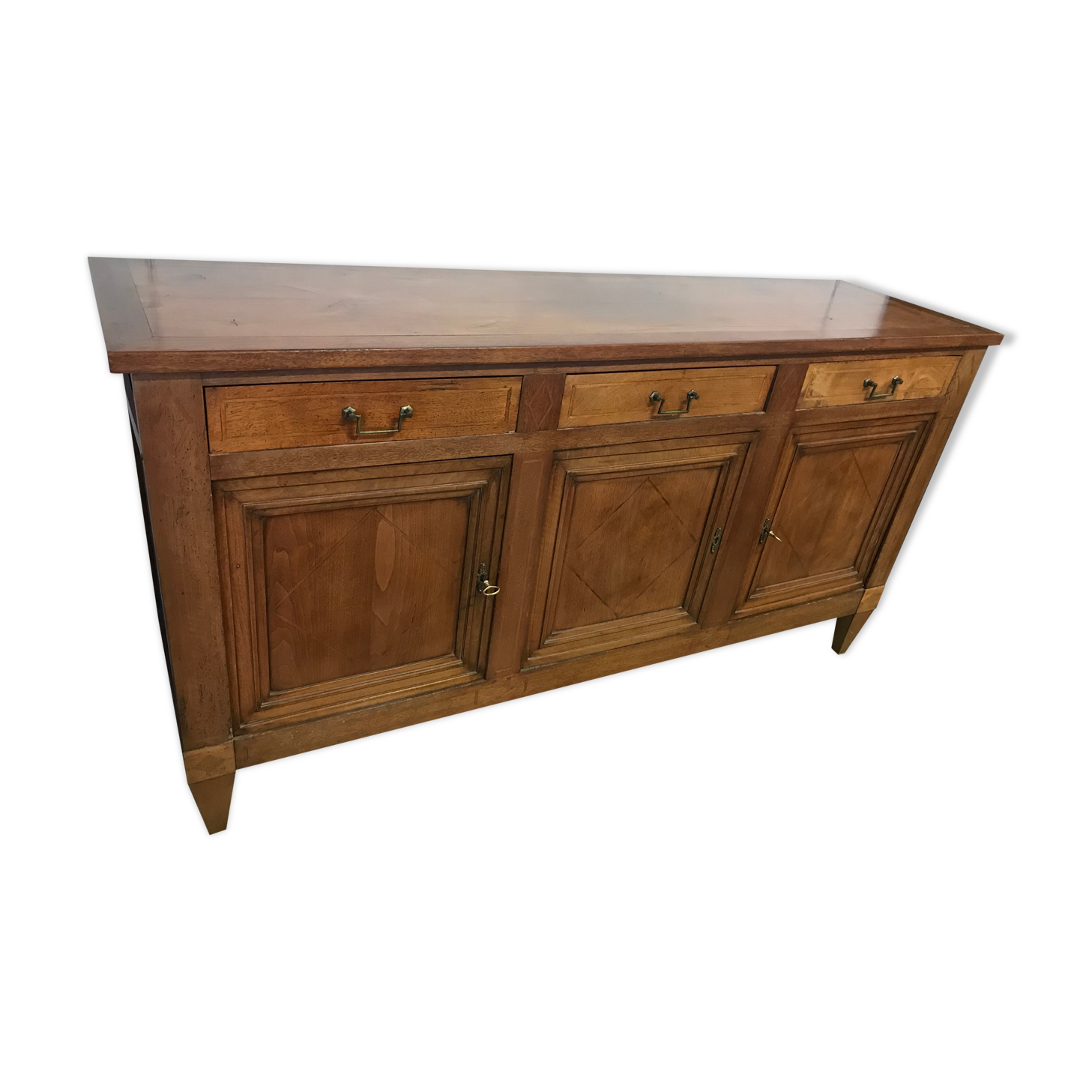 Louis XVI buffet - walnut board 19th