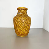 Super colorful fat lava pottery "contura" vase by bay ceramics, germany, 1950s