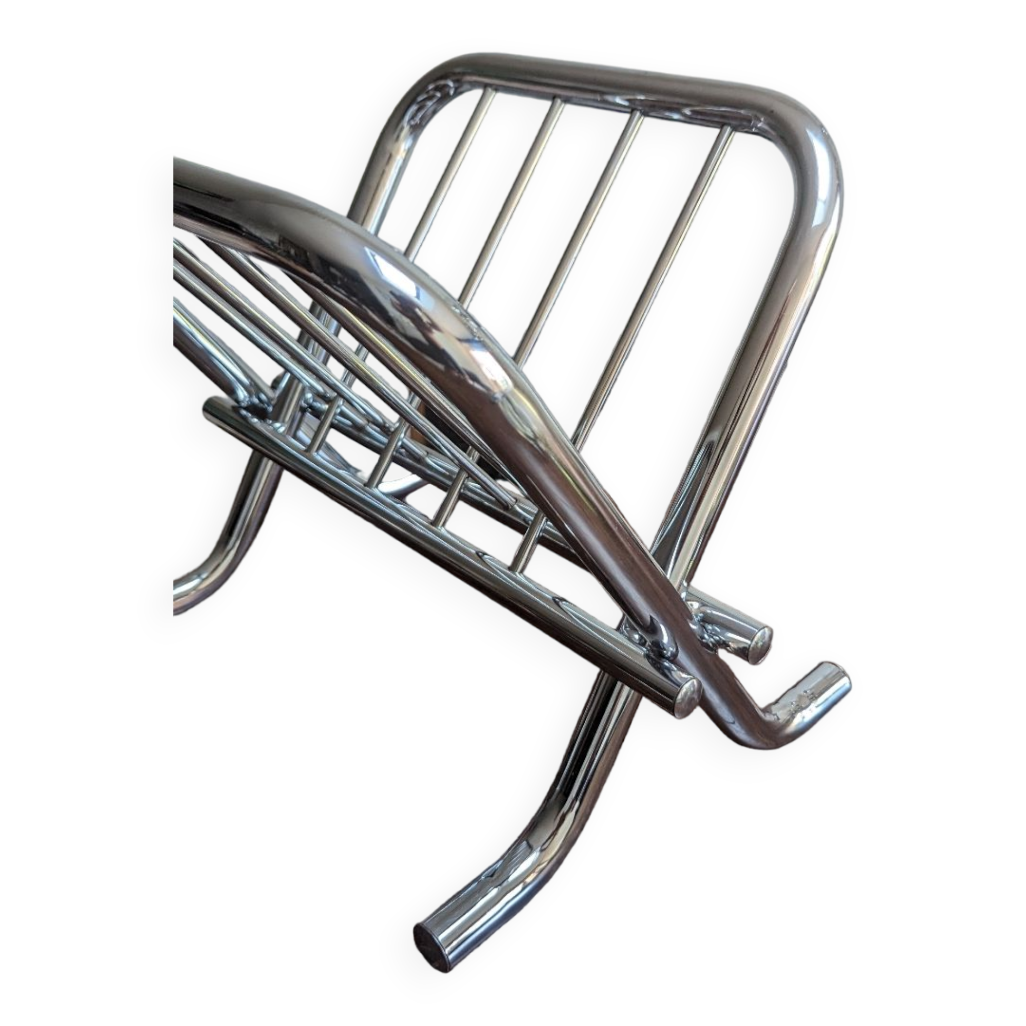 Porte revue chrome vintage
