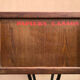 Craft furniture: display of old stationery for Cansons Papers.  50s
