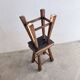 Pair of oak stools from the 1960s.