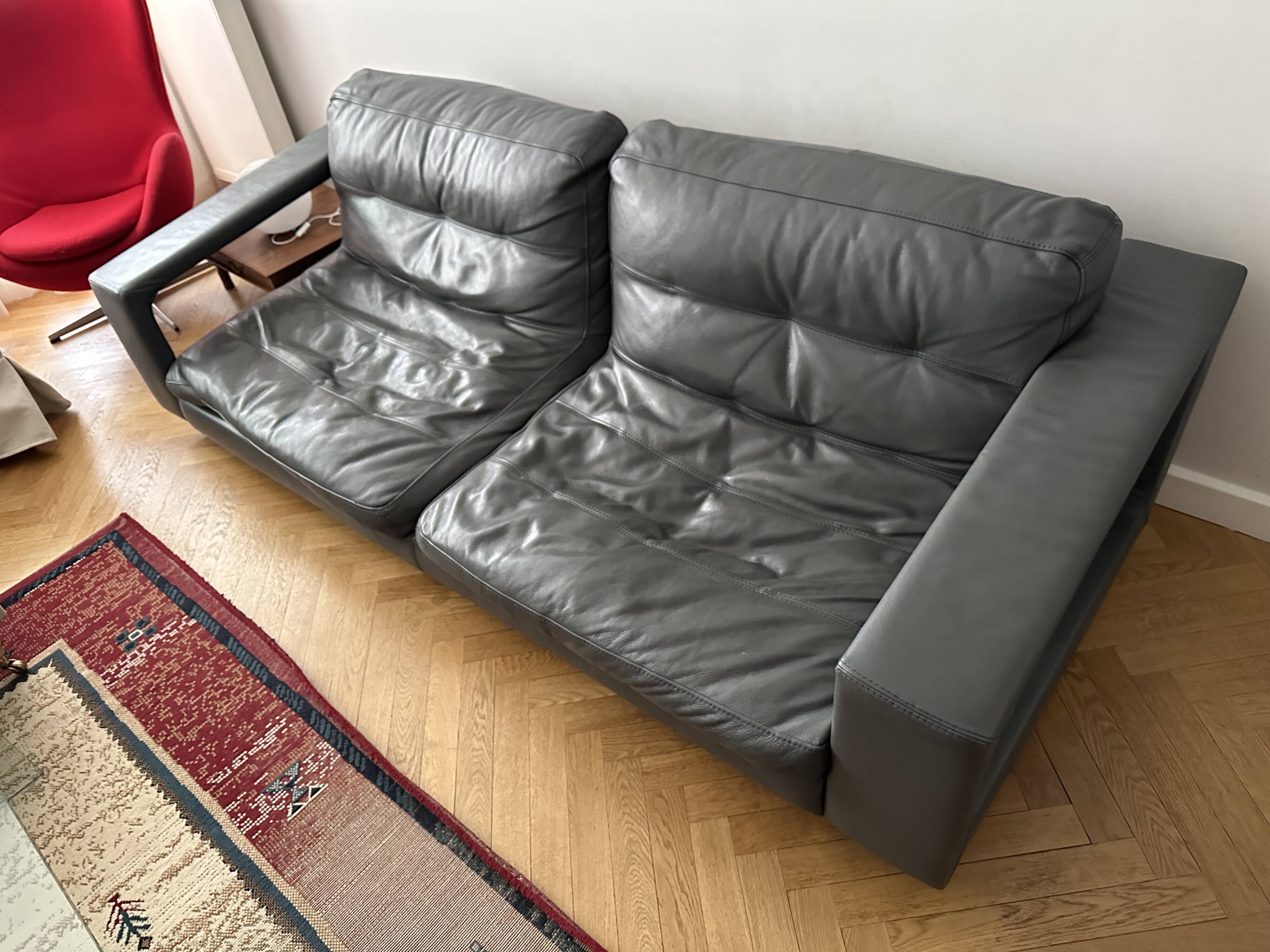 STEINER leather sofa