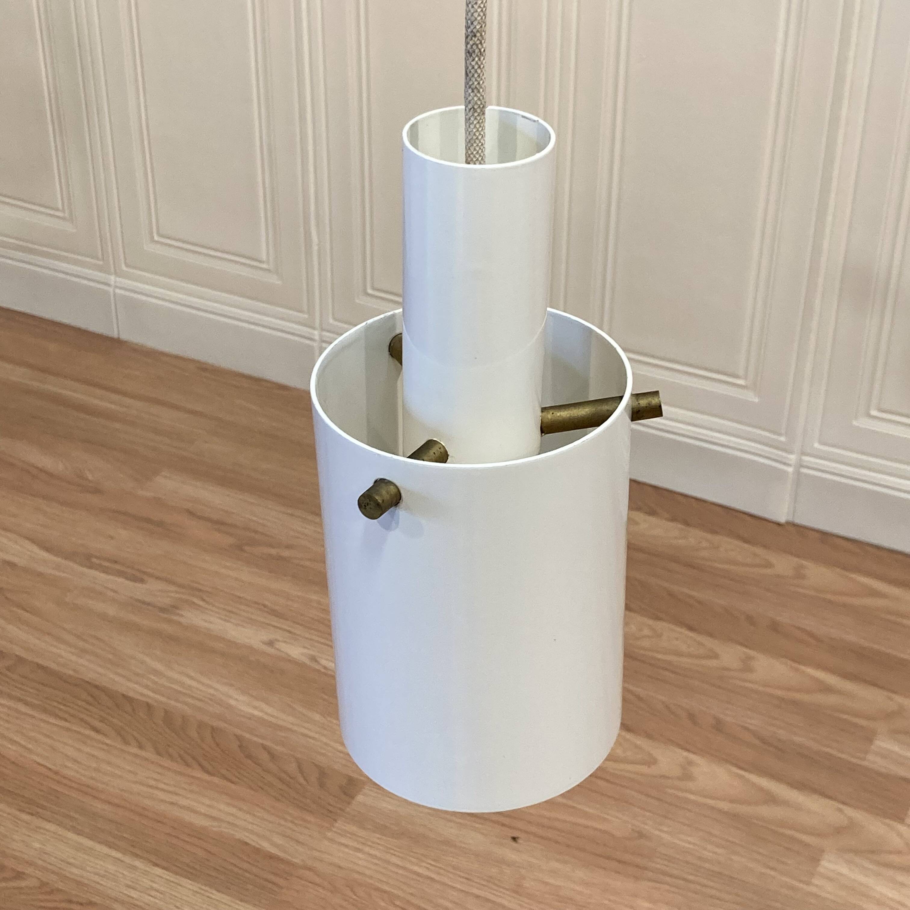 Scandinavian design metal suspension.