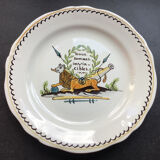 Gien plate for Paris Musées - Bicentenary of the Revolution