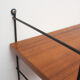 Wall unit in walnut 1960