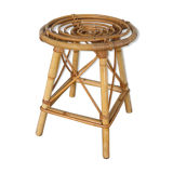Vintage rattan stool