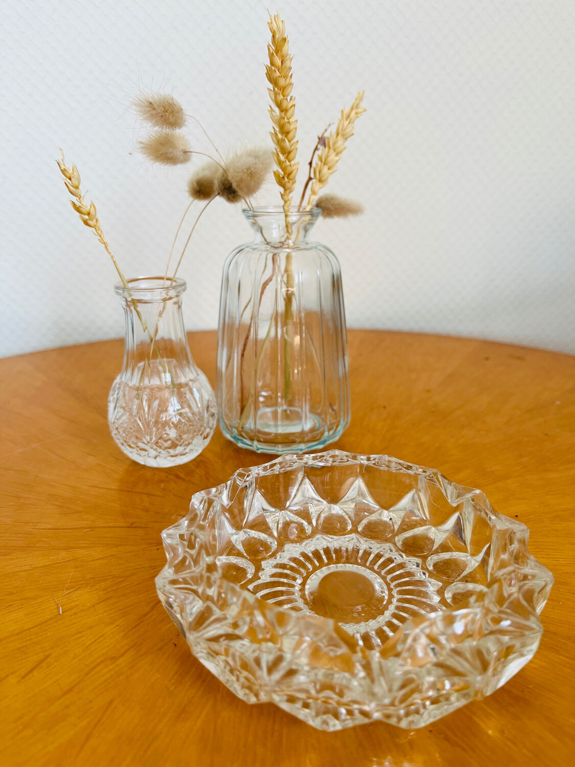 Vintage glass ashtray