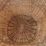 Mid-century wicker armchair