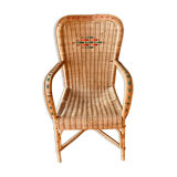 Wicker armchair