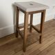 Vintage oak stool 260351