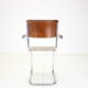 Restored Bauhaus Chrome Chair by Rudolf Vichr Prag, 1930s
