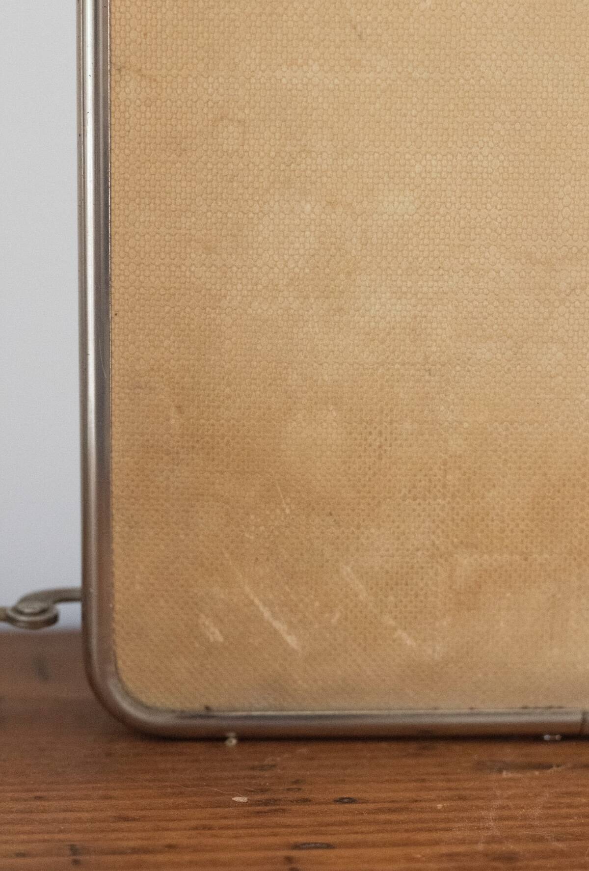 Vintage triptych barber mirror