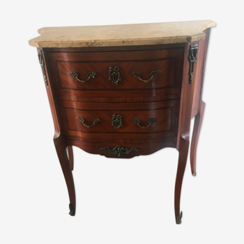 Unique small jumping chest of drawers