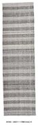 Brown Cream Runner rug, wool corridor kilim carpet  71x246 cm