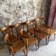 8 Bistro chairs Stella by Luterma circa 50s