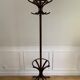 Porte manteau perroquet vintage bois brun