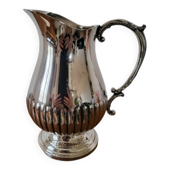 Old Silver-Plated Metal Jug