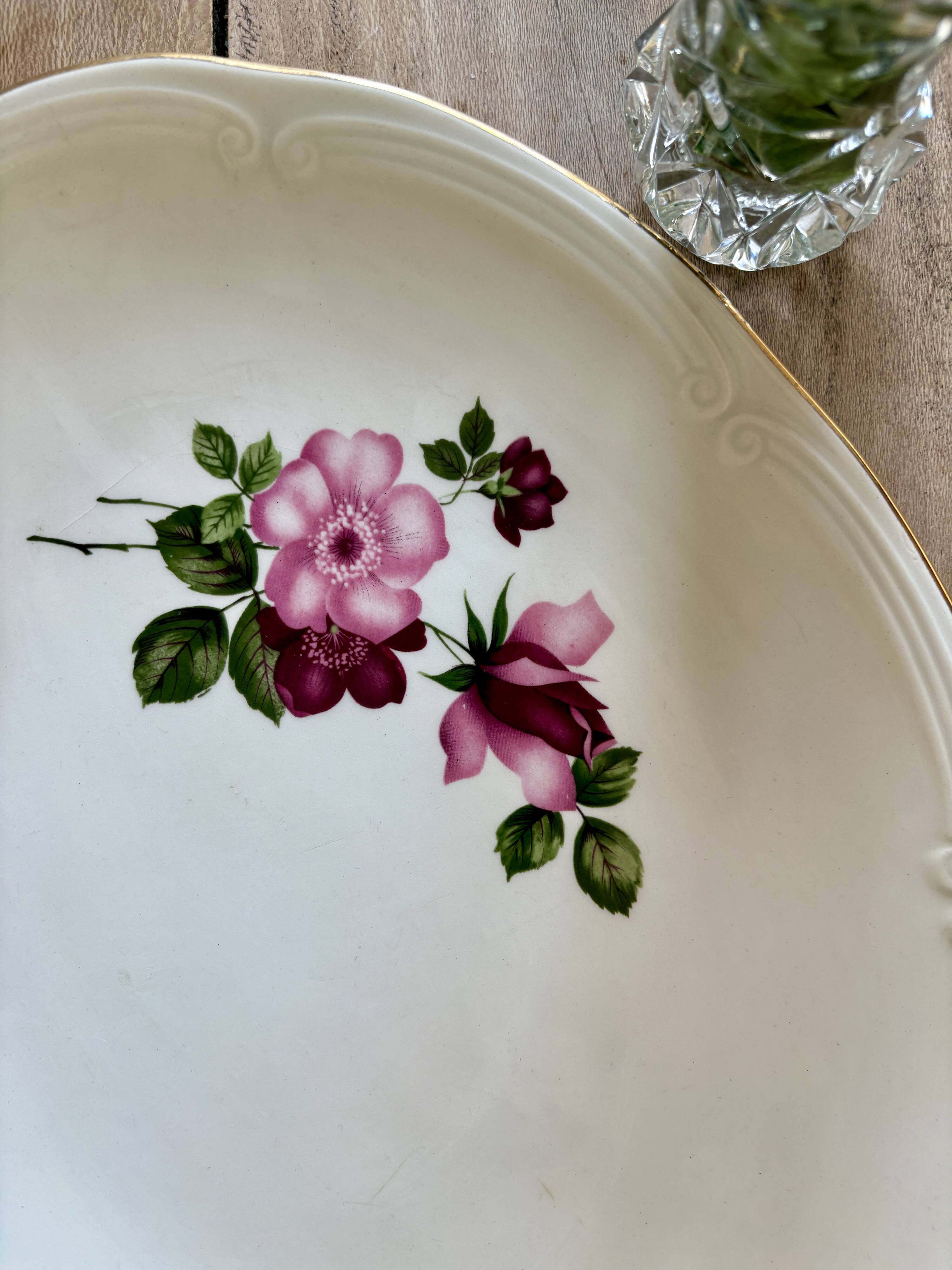 Plat / ravier vintage - Modèle Chinon de Gien