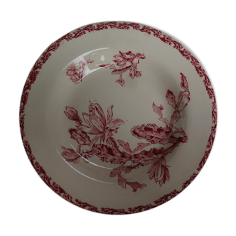 Gien porcelain hollow plate